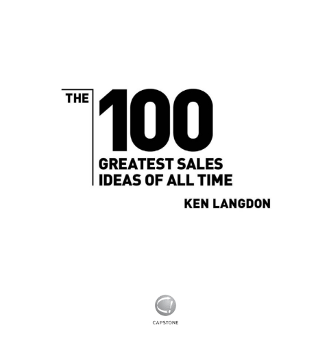 Cover image for book The 100 Greatest Sales Ideas of All Time