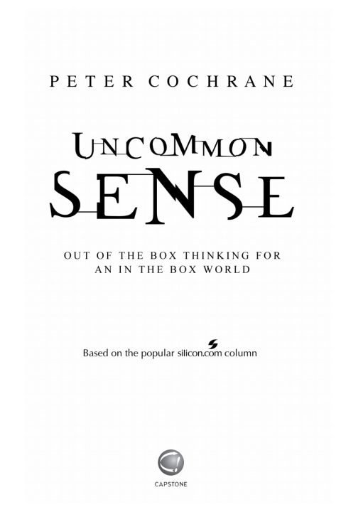 Cover image for book Uncommon Sense
