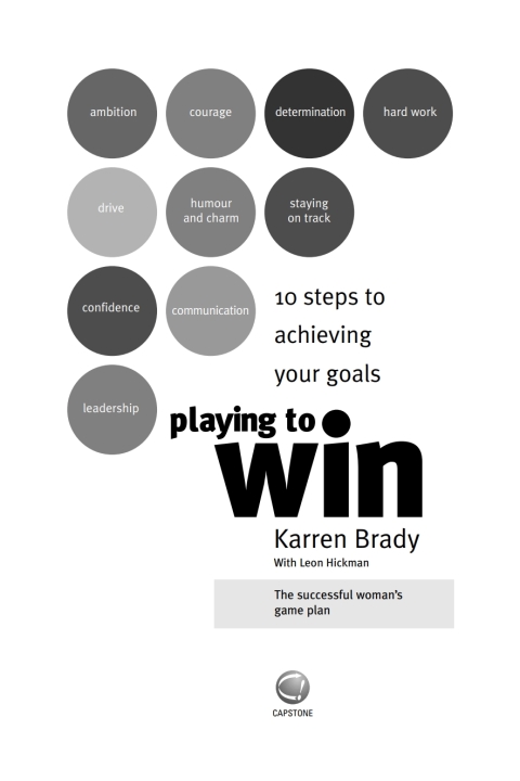 Cover image for book Playing to Win: 10 Steps to Achieving Your Goals