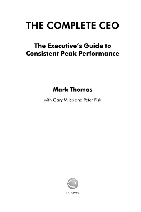Cover image for book The Complete CEO
