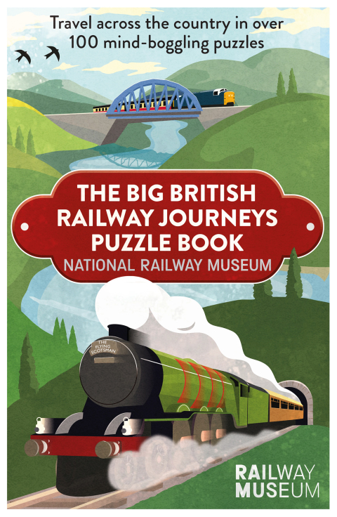 Cover image for book Big British Railway Journeys Puzzle Book