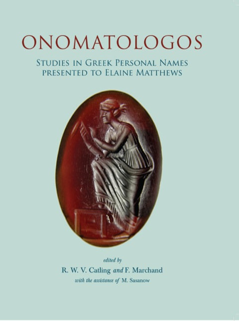 Cover image for book Onomatologos