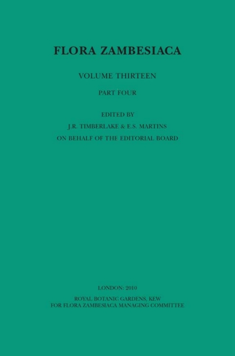 Cover image for book Flora Zambesiaca Volume 13 Part 4