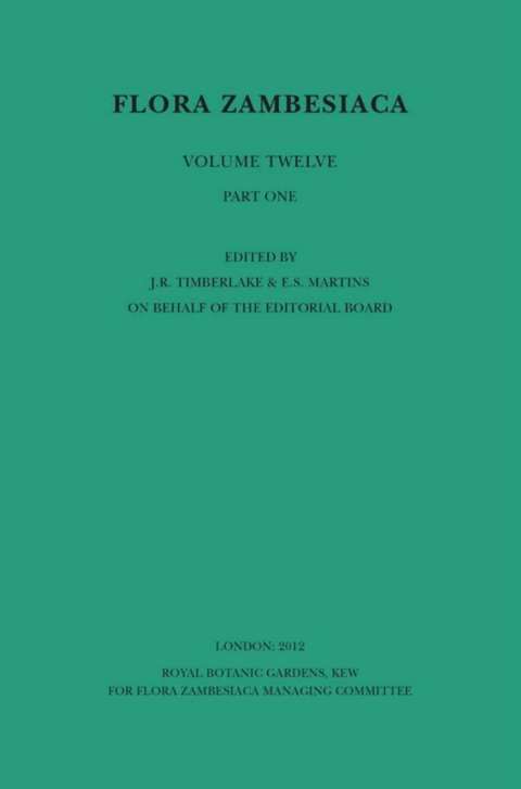 Cover image for book Flora Zambesiaca Volume 12 Part 1