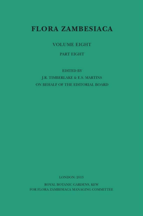 Cover image for book Flora Zambesiaca Volume 8 Part 8