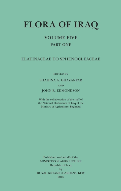 Cover image for book Flora of Iraq Volume Five Part One