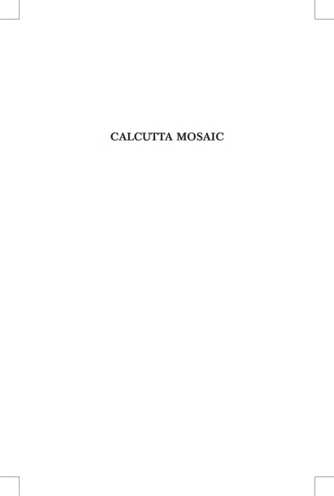 Cover image for book Calcutta Mosaic