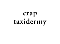 Cover image: Crap Taxidermy 9781844038039