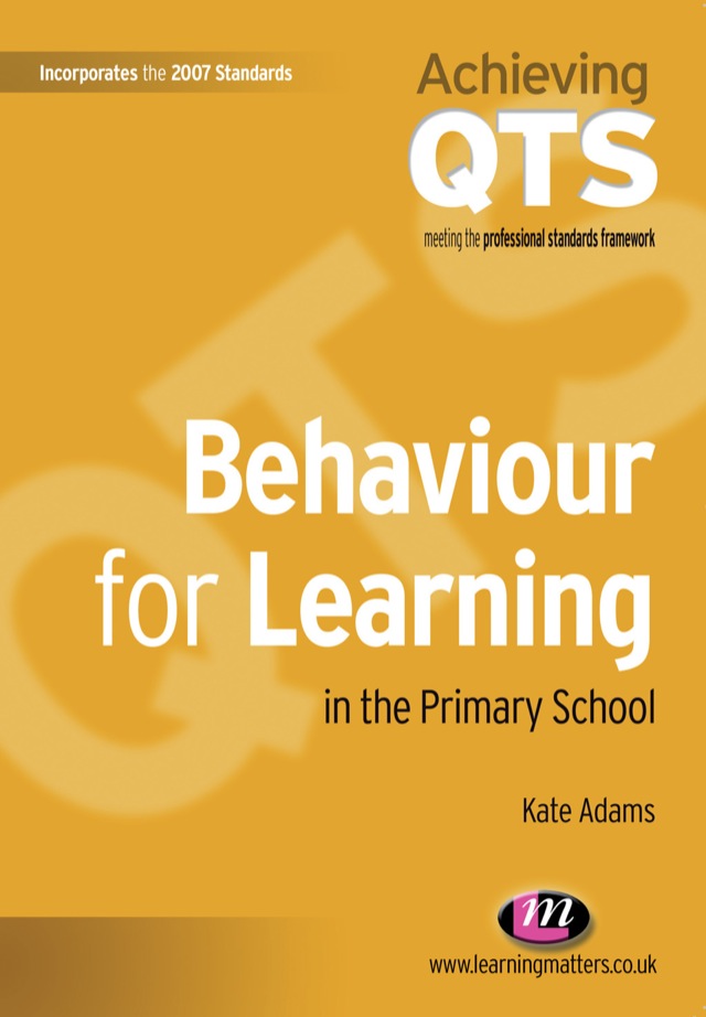 Behaviour for Learning in the Primary School