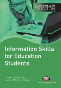 Cover image: Information Skills for Education Students 1st edition 9781844451906