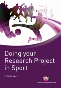 Cover image: Doing your Research Project in Sport 1st edition 9781844451647