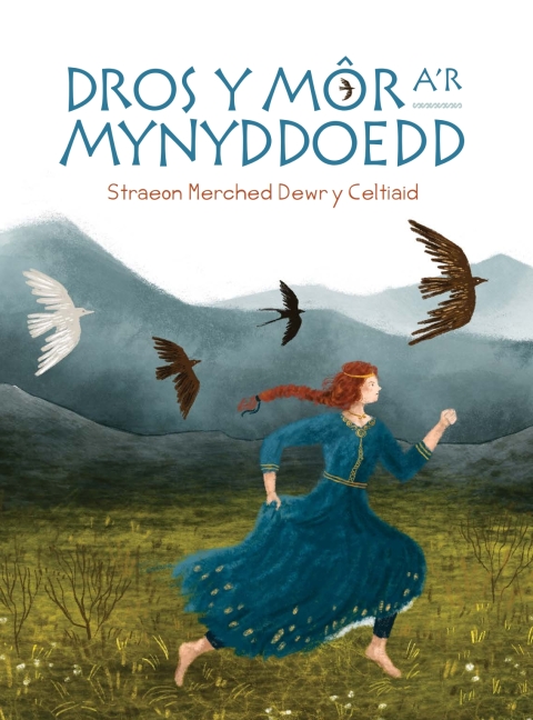 Cover image for book Dros y Môr a'r Mynyddoedd: Straeon Merched Dewr y Celtiaid
