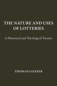 Cover image: The Nature and Uses of Lotteries 1st edition 9781845401177