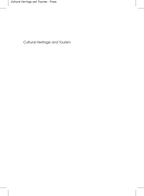 Cultural Heritage and Tourism 