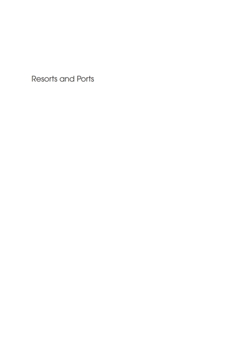 Cover image for book Resorts and Ports