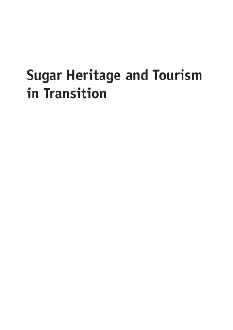 Cover image for book Sugar Heritage and Tourism in Transition