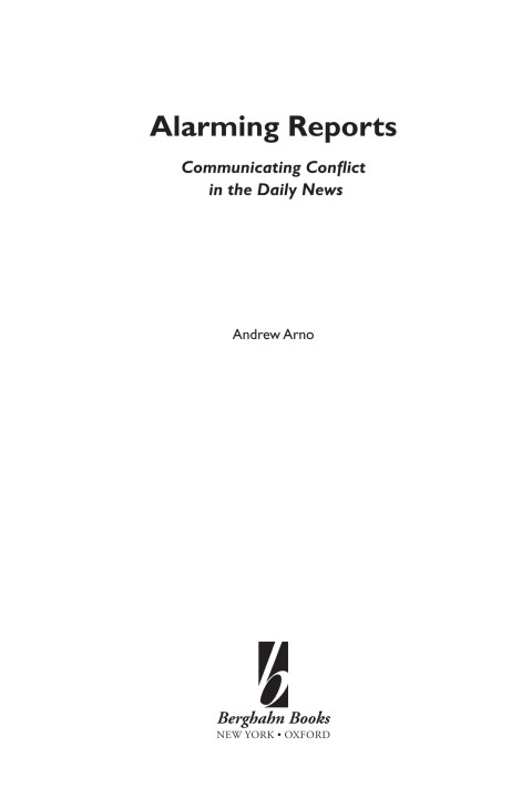 Cover image for book Alarming Reports