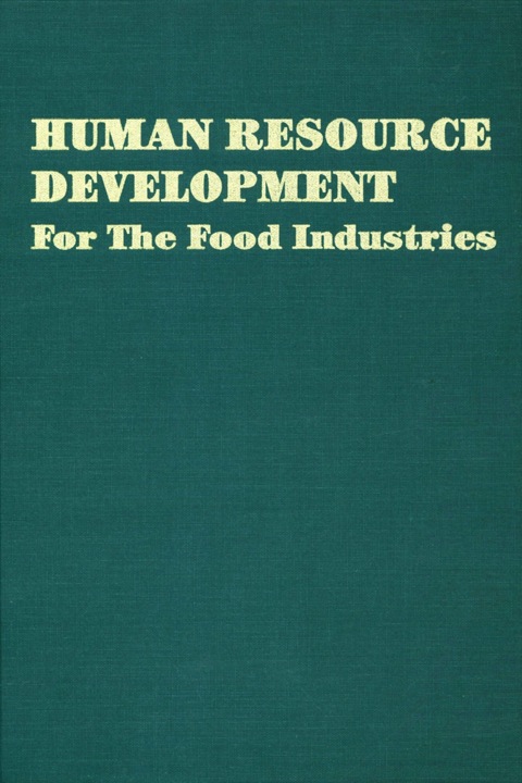 Cover image for book Human Resource Development: For the Food Industries