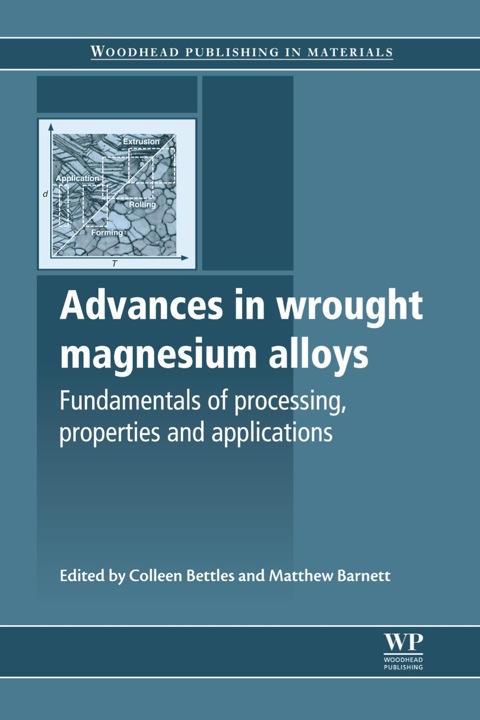 Cover image for book Advances in Wrought Magnesium Alloys: Fundamentals of Processing, Properties and Applications