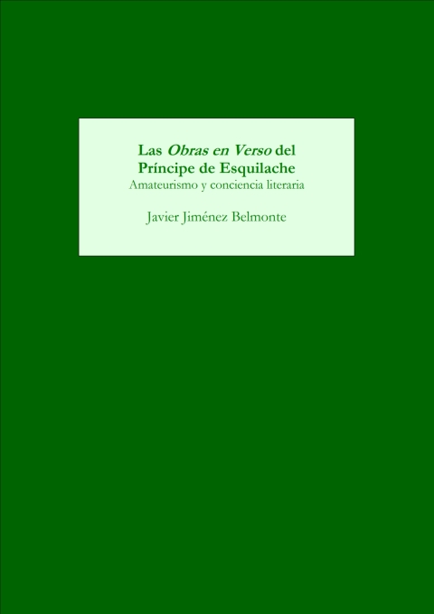 Cover image for book Las <I>Obras en Verso</I> del Príncipe de Esquilache