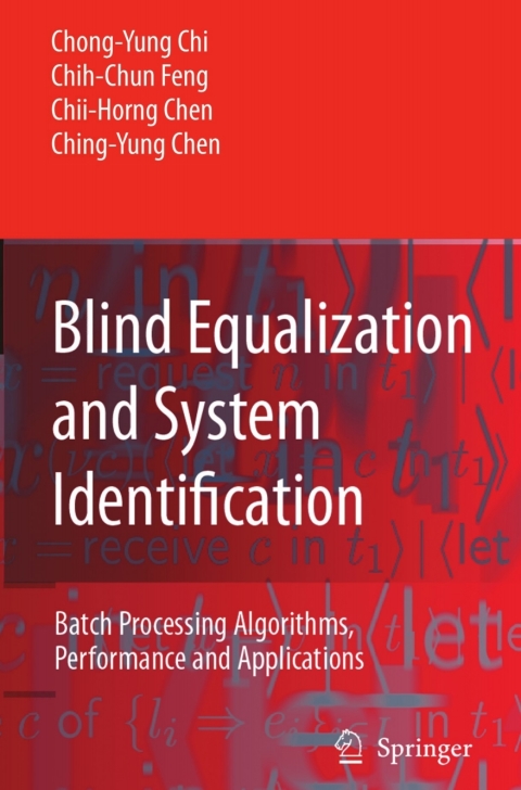 Cover image for book Blind Equalization and System Identification
