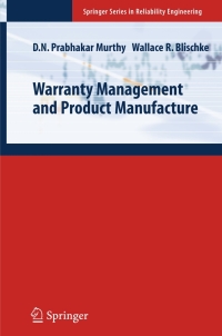 Cover image: Warranty Management and Product Manufacture 9781852339333
