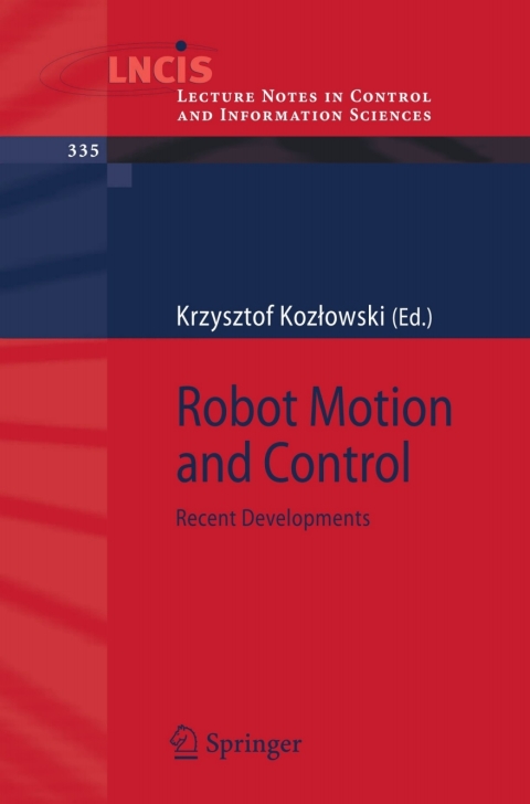 Cover image for book Robot Motion and Control