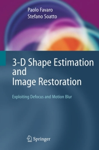 Titelbild: 3-D Shape Estimation and Image Restoration 9781846281761
