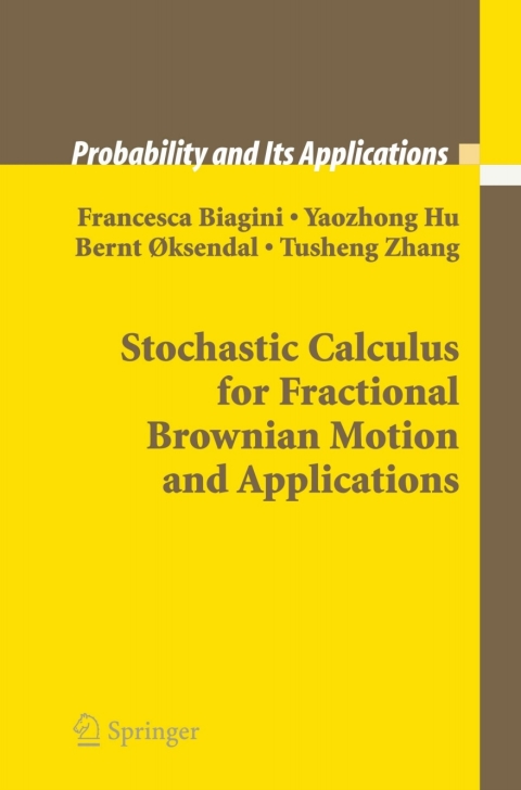 Cover image for book Stochastic Calculus for Fractional Brownian Motion and Applications