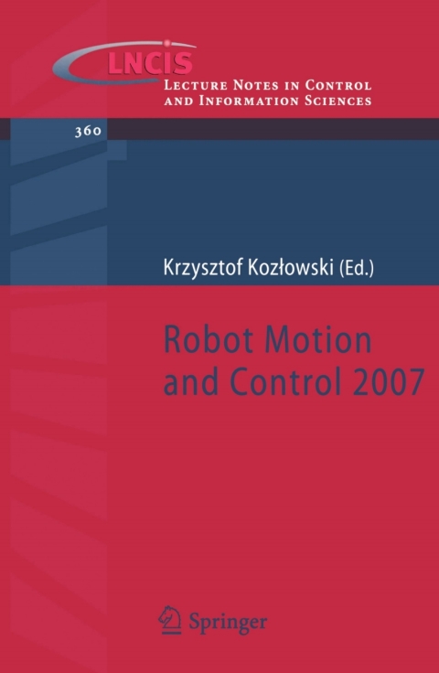 Cover image for book Robot Motion and Control 2007