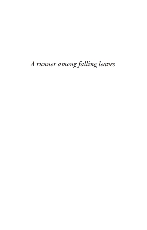 Cover image for book A Runner Among Falling Leaves
