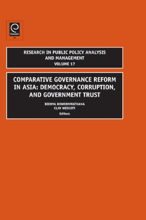 Cover image for book Comparative Governance Reform in Asia