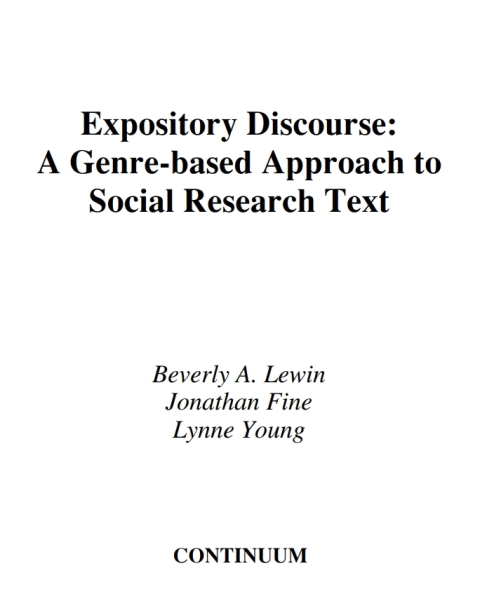 Cover image for book Expository Discourse