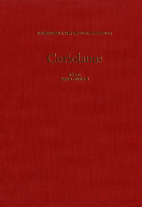 Cover image for book Coriolanus