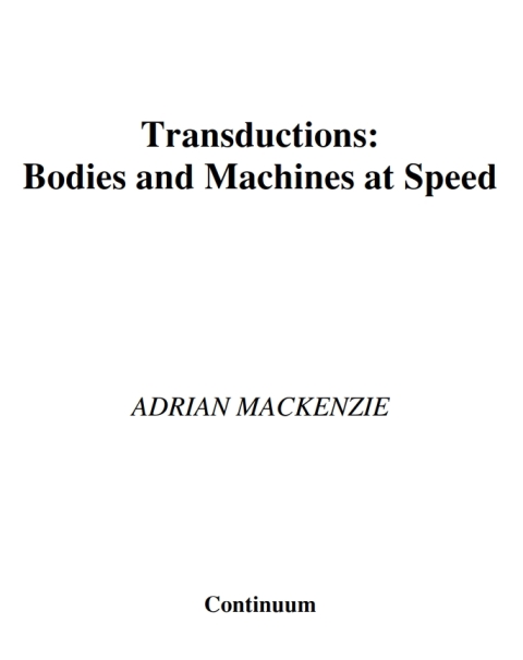 Cover image for book Transductions