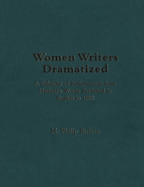 Cover image for book Women Writers Dramatized