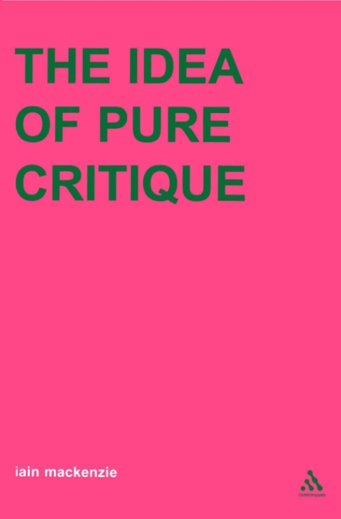 Cover image for book Idea of Pure Critique