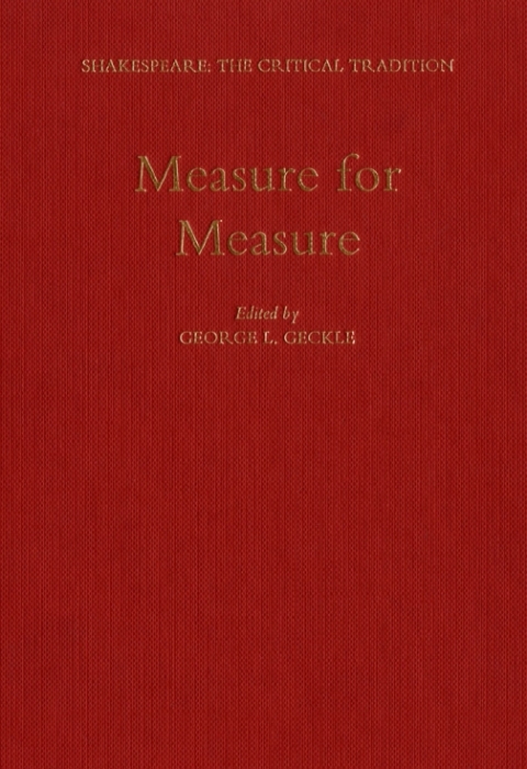 Cover image for book Measure for Measure