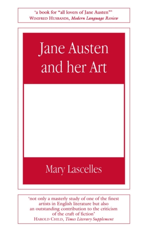 Cover image for book Jane Austen and Her Art