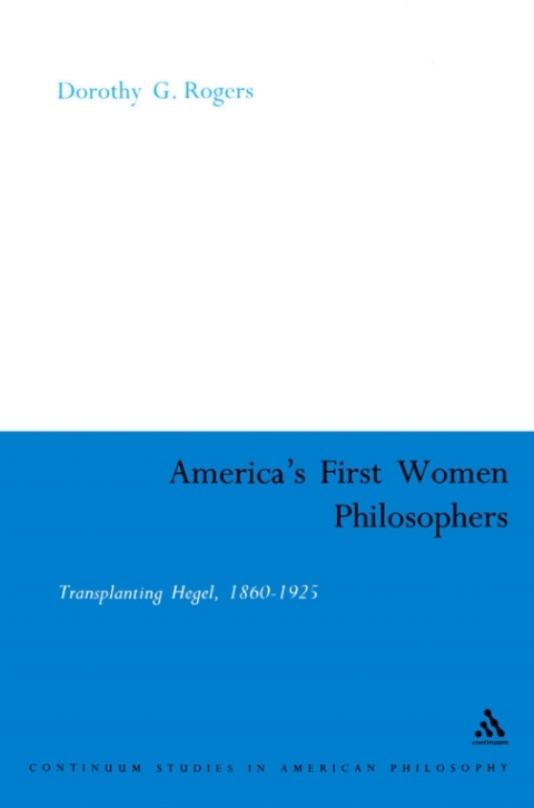 Cover image for book America's First Women Philosophers