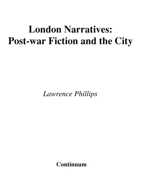 Cover image for book London Narratives