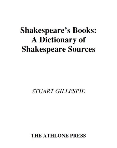 Cover image for book Shakespeare's Books