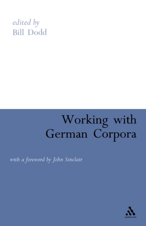 Cover image for book Working with German Corpora