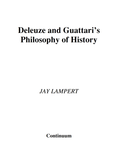 Cover image for book Deleuze and Guattari's Philosophy of History