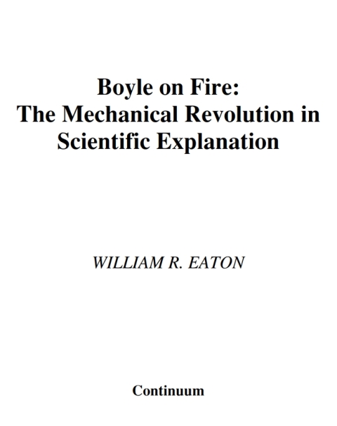 Cover image for book Boyle on Fire