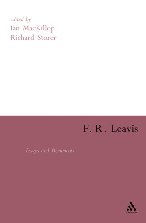 Cover image for book F.R. Leavis