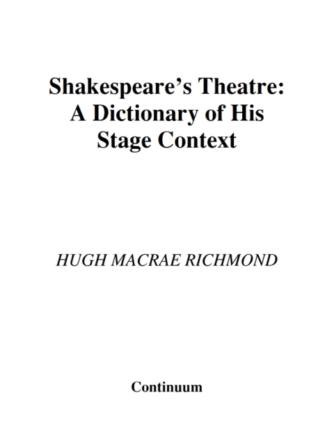 Cover image for book Shakespeare's Theatre