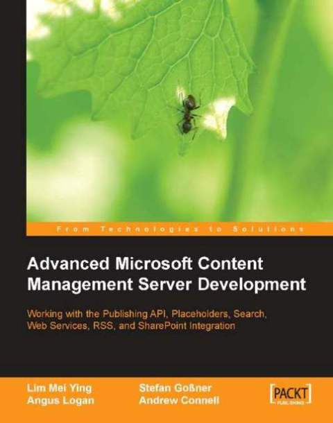 Advanced Microsoft Content Management Server Development 