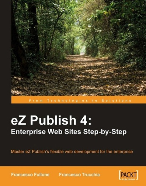 Cover image for book eZ Publish 4: Enterprise Web Sites Step-by-Step