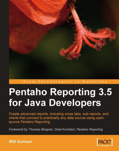 Cover image for book Pentaho Reporting 3.5 for Java Developers